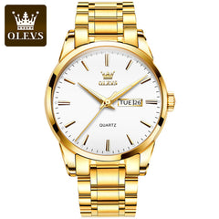 OLEVS Famous Brand Gold Luxury Men Watches