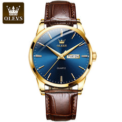 OLEVS Famous Brand Gold Luxury Men Watches