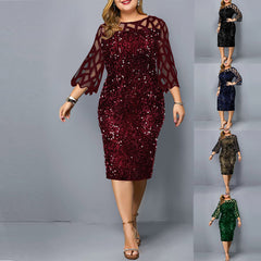 Plus Size Clothing For Women Midi Dress