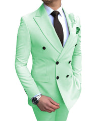 2022 New Beige Men&#39;s Suit 2 Pieces