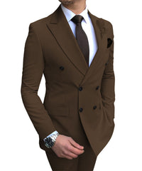 2022 New Beige Men&#39;s Suit 2 Pieces