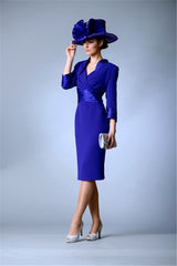 Royal Blue Mother Of The Bride Dresses Sheath