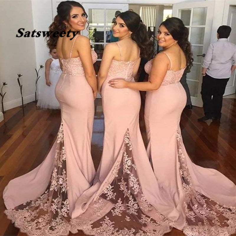 2022 Blush Pink Bridesmaid Dresses