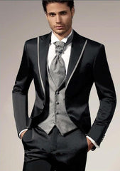 Latest Coat Pant Designs Beige Men Suit Prom Tuxedo Slim