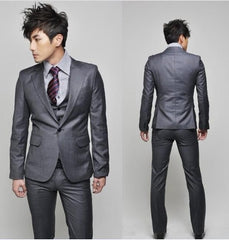 Latest Coat Pant Designs Beige Men Suit Prom Tuxedo Slim